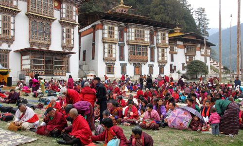 Klosterfest in Bhutan