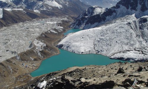 Gokyo Valley HWT-141 Gokyo from Gokyo Ri 5357m-5
