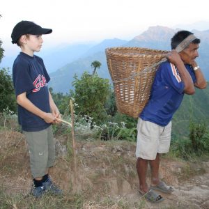 Familientrekking in Nepal
