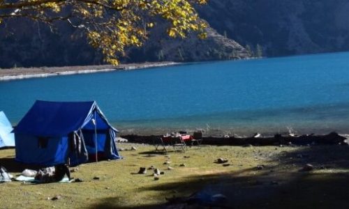 Upper Dolpo Trek in Nepal. Hier am Phoksundo North Camp