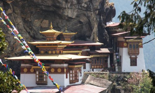 Bhutan-Reise: Kloster Tiger Nest bei Paro