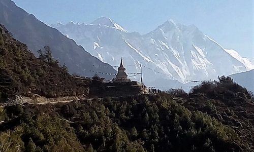 Nepal | Trek zum Everest Base Camp: auf dem Weg nach Phortse, Mong La