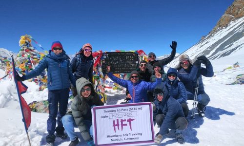 Nepal | Annapurna Runde: HFT-Gruppe ist glücklich am Thorong La angekommen